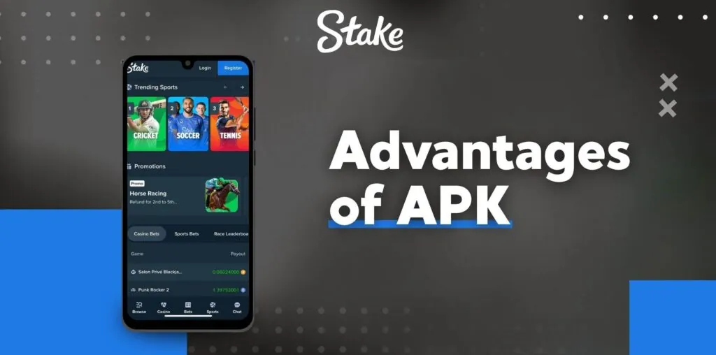 Stake Pakistan Advantages of APK gambling