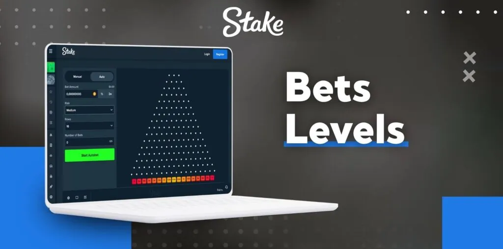Plinko Stake Pakistan Bets Levels infromation