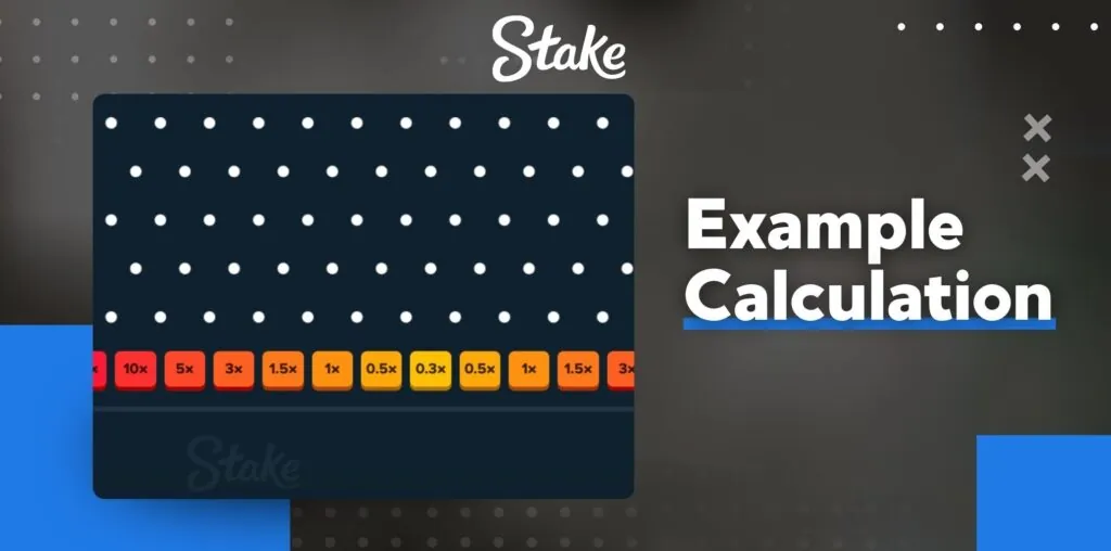 Stake Pakistan Example Plinko game Calculation