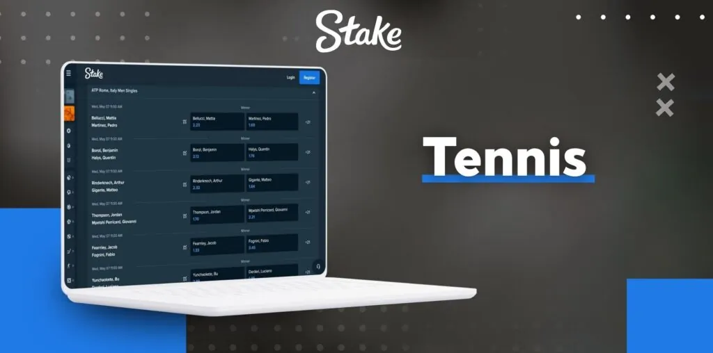 Stake Pakistan Tennis betting website overview